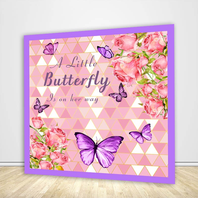 Butterfly Backdrop for Baby Shower-ubackdrop