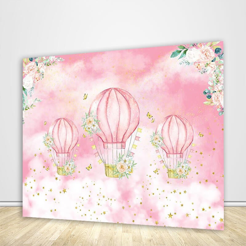 Hot Air Balloon Backdrop - Kids' Birthday Backdrop Ideas – ubackdrop-au